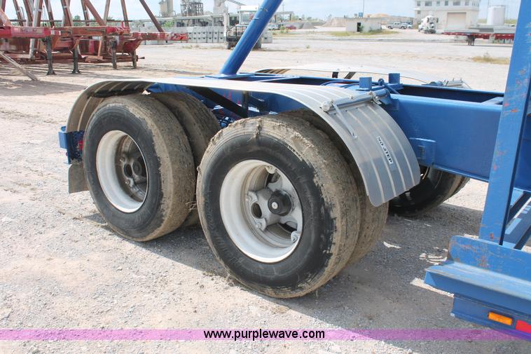 image for item H8488 1977 Halliburton tandem axle A-frame trailer