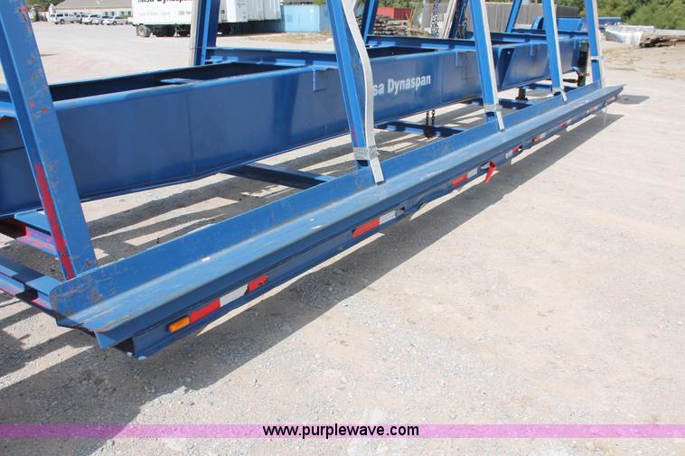 image for item H8488 1977 Halliburton tandem axle A-frame trailer