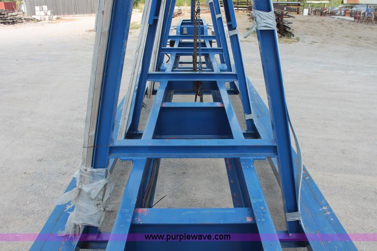 image for item H8488 1977 Halliburton tandem axle A-frame trailer