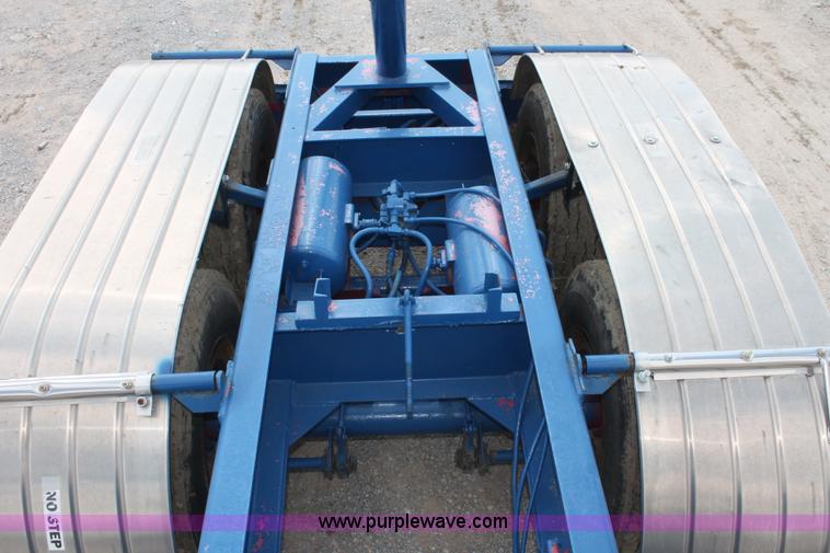 image for item H8488 1977 Halliburton tandem axle A-frame trailer