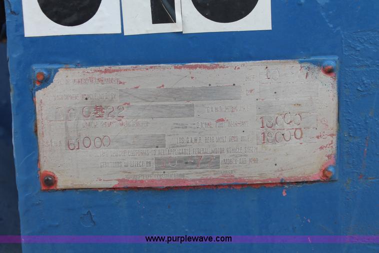 image for item H8488 1977 Halliburton tandem axle A-frame trailer