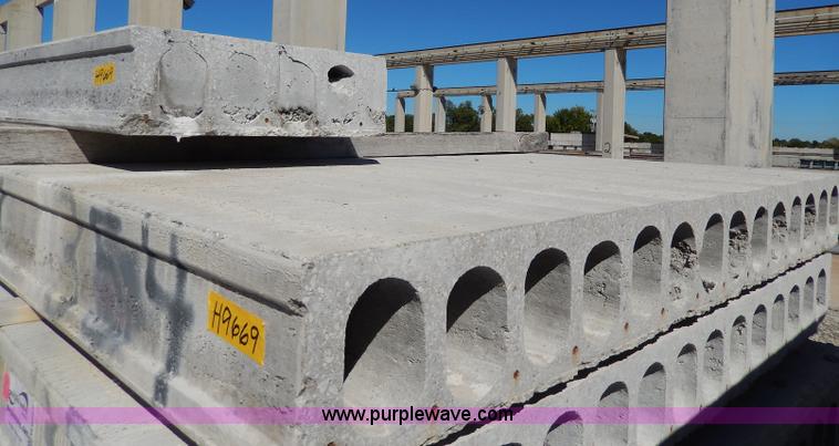image for item H9669 (3) assorted hollow core planks