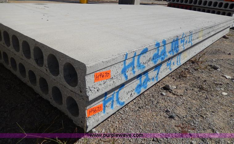 image for item H9670 (3) assorted hollow core planks