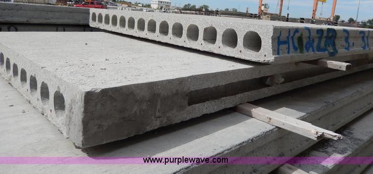 image for item H9696 (3) assorted hollow core planks