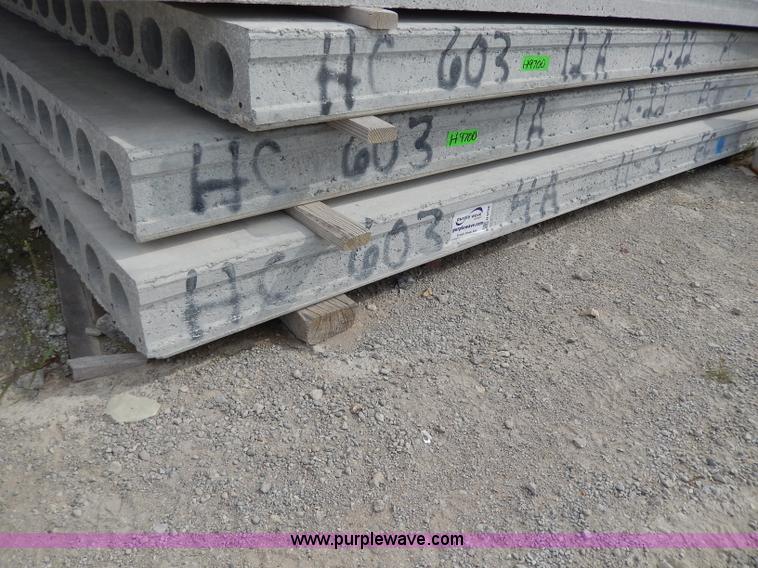 image for item H9700 (3) assorted hollow core planks