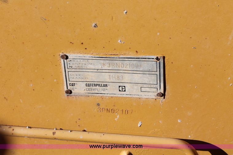 image for item I4737 1999 Caterpillar TH83 telehandler