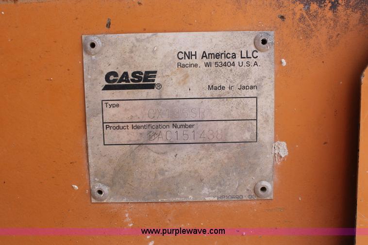 image for item I4741 2006 Case CX135SR excavator