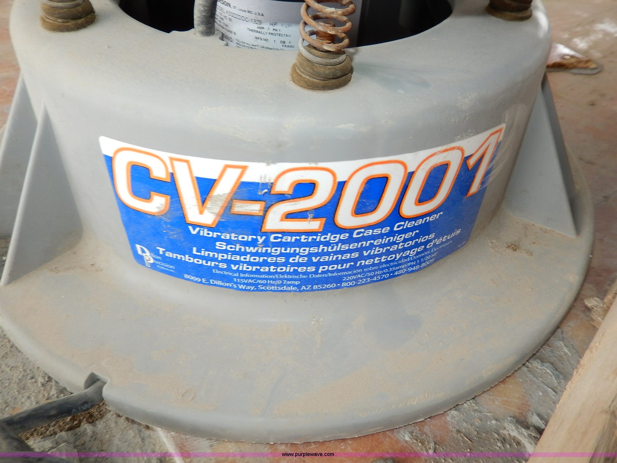Vibratory cartridge case cleaner in Broken Arrow, OK Item AA9599 sold