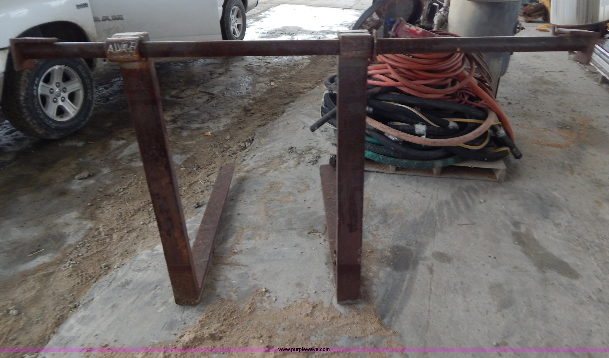 Case 580C backhoe bucket forks in Broken Arrow, OK Item AU9721 sold