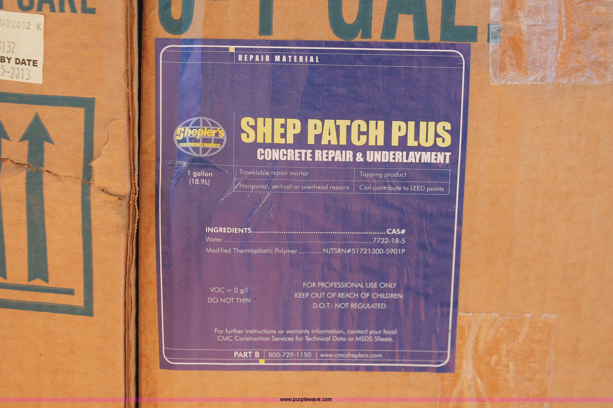 (72) one gallon jugs of Shepler's Shep Patch Plus in Broken Arrow, OK ...