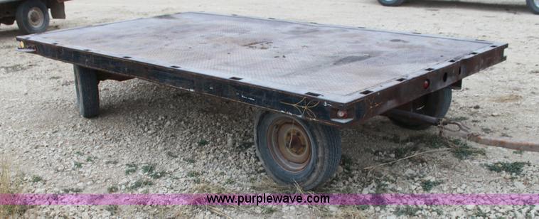 image for item AE9116 Four wheel hay wagon