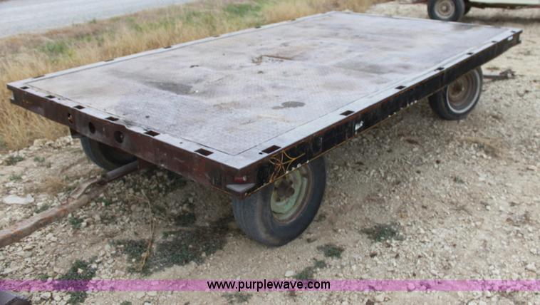 image for item AE9116 Four wheel hay wagon