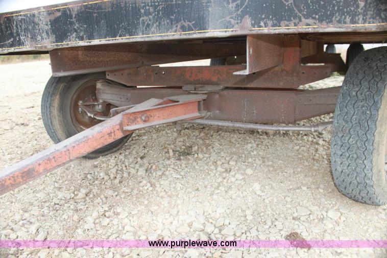 image for item AE9116 Four wheel hay wagon