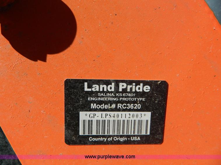 image for item D6045 Land Pride RC3620 20' rotary mower