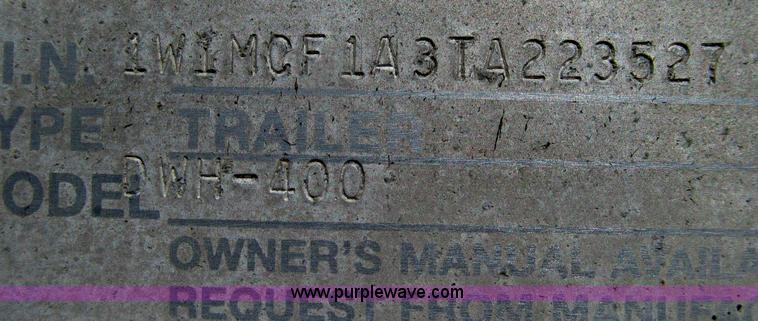 image for item G2136 1996 Wilson DWH-400 hopper bottom trailer