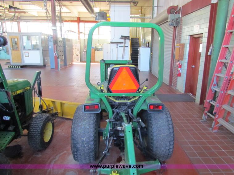 image for item G4291 1991 John Deere 755 MFWD tractor