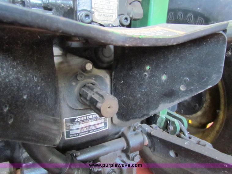 image for item G4291 1991 John Deere 755 MFWD tractor