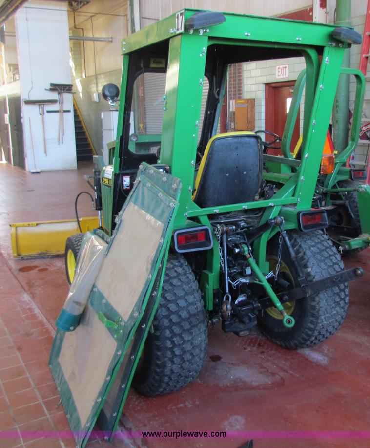 image for item G4292 1991 John Deere 755 MFWD tractor
