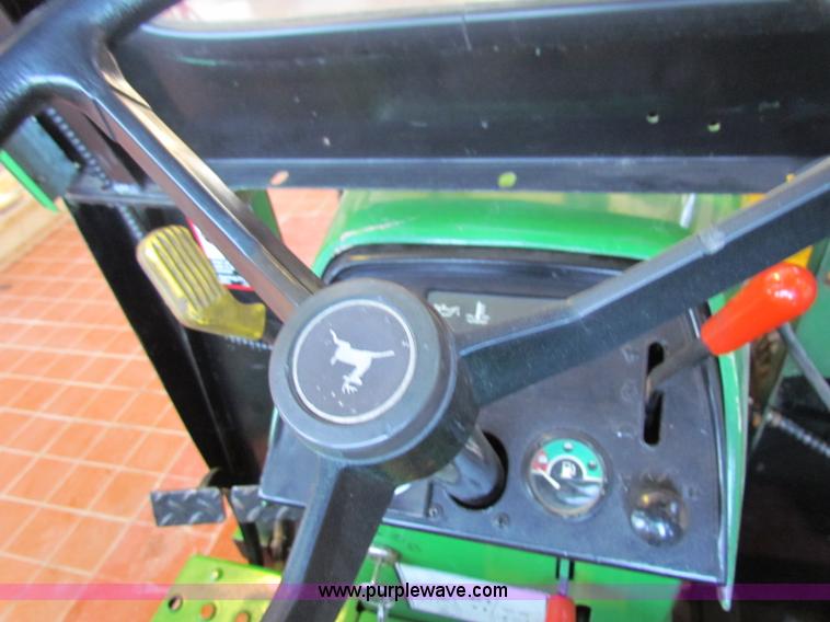 image for item G4292 1991 John Deere 755 MFWD tractor