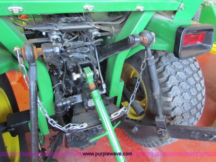 image for item G4292 1991 John Deere 755 MFWD tractor