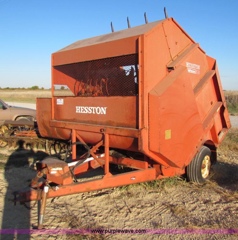 image for item G4313 Hesston StakProcessor 10 hay bale processor