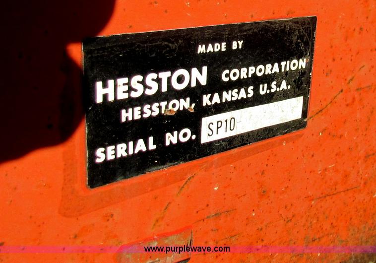 image for item G4313 Hesston StakProcessor 10 hay bale processor