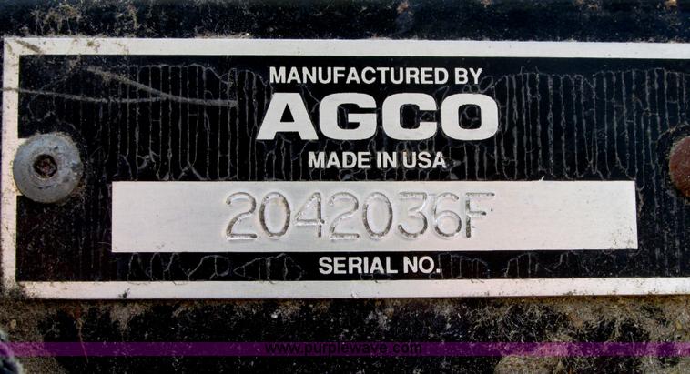 image for item G9220 1995 AGCO 500 20' grain platform