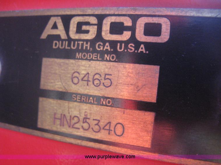 image for item H4456 2005 New Idea 6465 round baler