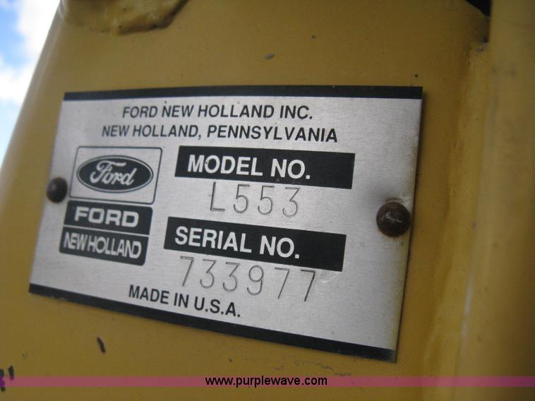 image for item H4475 1988 New Holland L553 skid steer