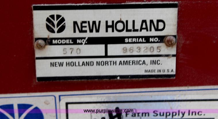 image for item H7977 New Holland 570 square baler