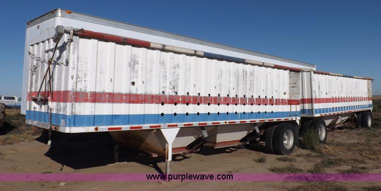 image for item I8468 (2) 1976 Stone double pup trailers
