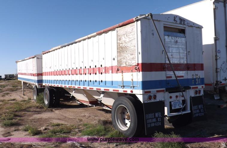 image for item I8468 (2) 1976 Stone double pup trailers