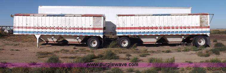 image for item I8468 (2) 1976 Stone double pup trailers