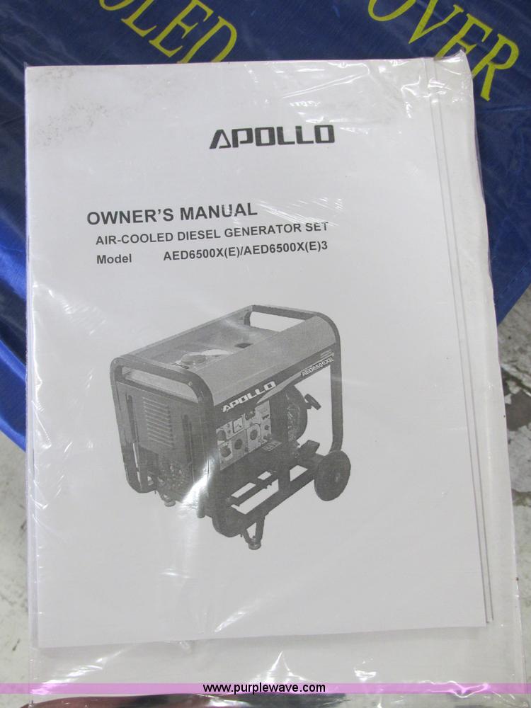 image for item AB9346 Apollo AED6500XE generator