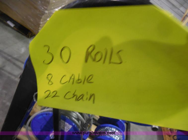 image for item AL9559 Chain and cable spool rack