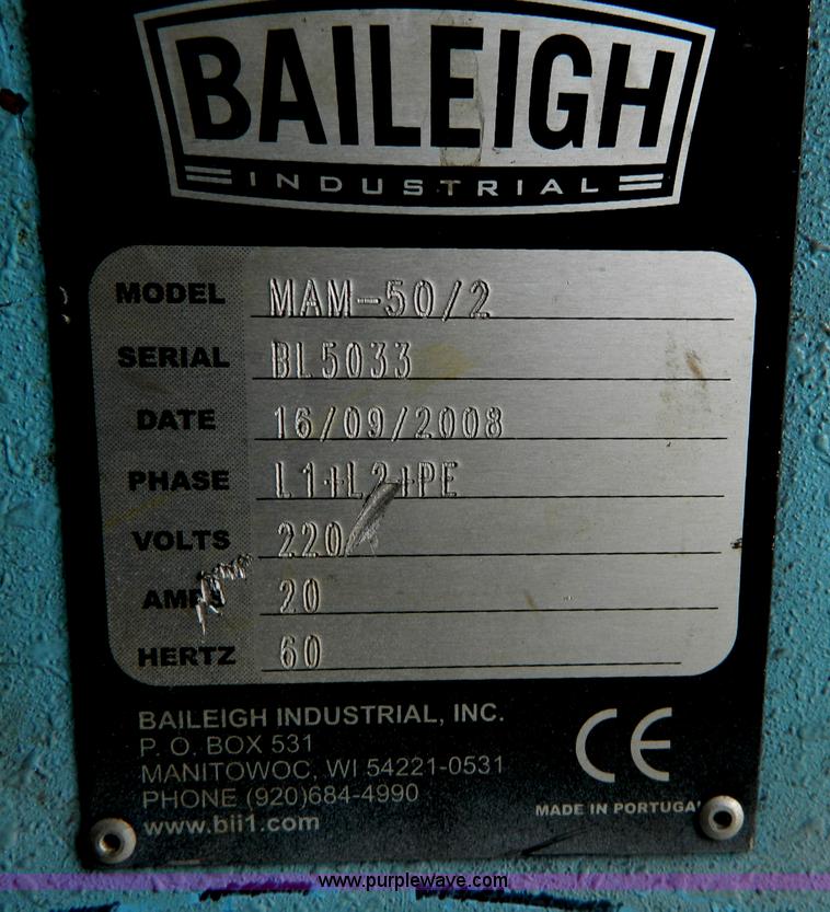 image for item AZ9082 Baileight MAM 50/2 tubing roller