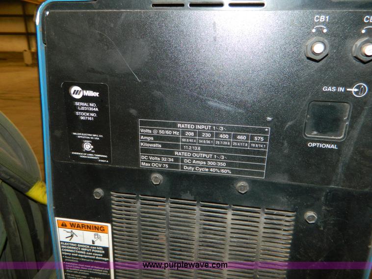 image for item AZ9092 Miller XMT 350 CC/CV welder