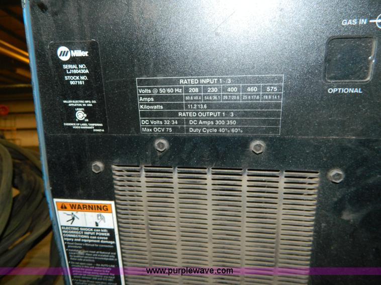 image for item AZ9093 Miller XMT 350 CC/CV welder