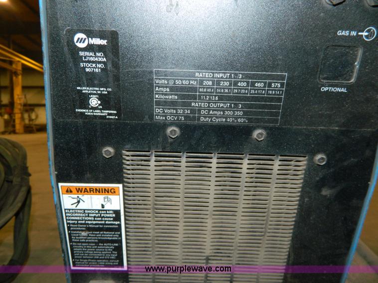 image for item AZ9093 Miller XMT 350 CC/CV welder