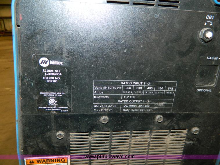 image for item AZ9094 Miller XMT 350 CC/CV welder