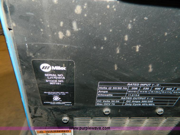 image for item AZ9095 Miller XMT CC/CV welder