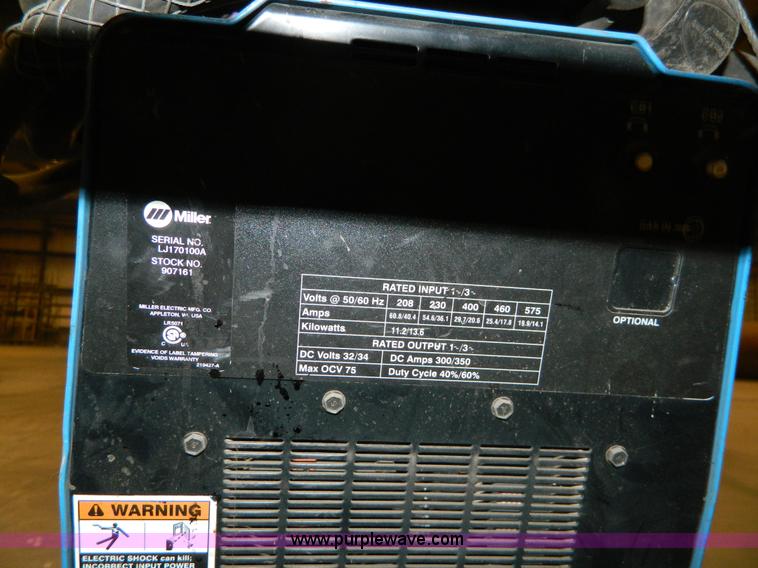 image for item AZ9096 Miller XMT 350 CC/CV welder