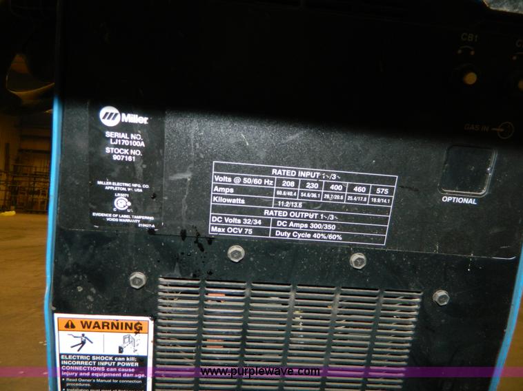 image for item AZ9096 Miller XMT 350 CC/CV welder