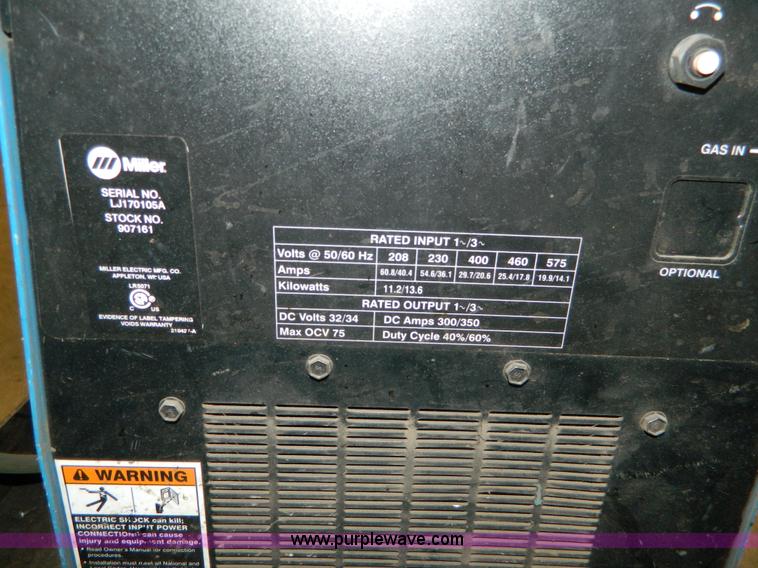 image for item AZ9097 Miller XMT 350 CC/CV welder