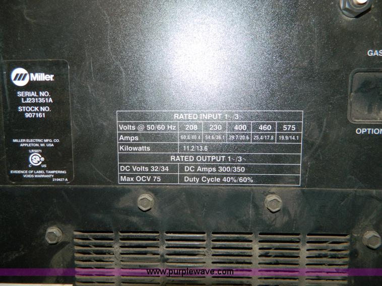 image for item AZ9098 (2) Miller welders