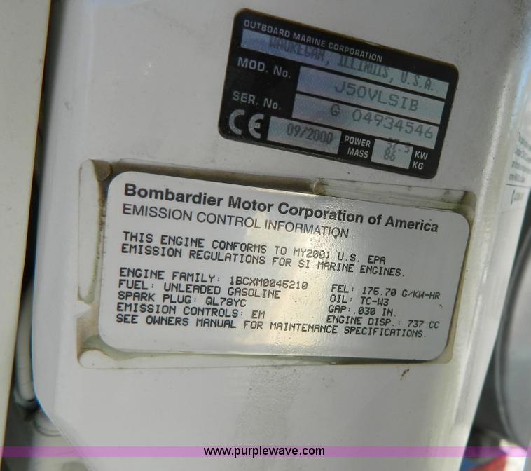 image for item D6041 2002 Lowe Suncruiser Trinidad 204 20' pontoon boat