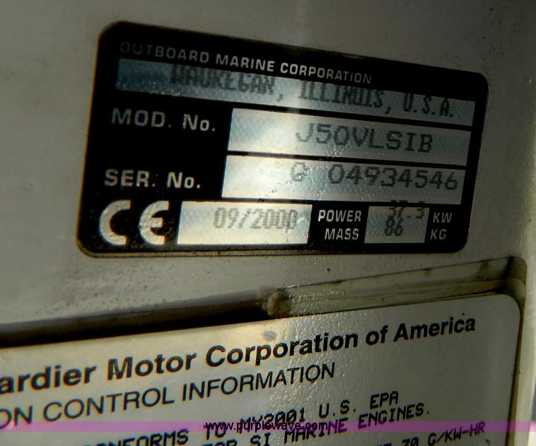 image for item D6041 2002 Lowe Suncruiser Trinidad 204 20' pontoon boat