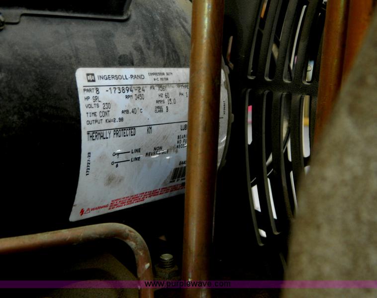 image for item D6053 Ingersoll Rand T10 vertical air compressor