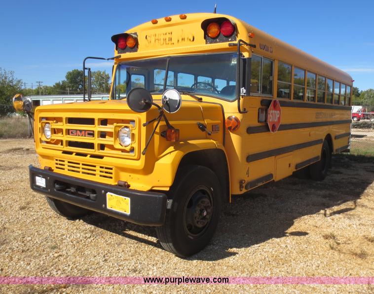 image for item F6719 1990 GMC school bus