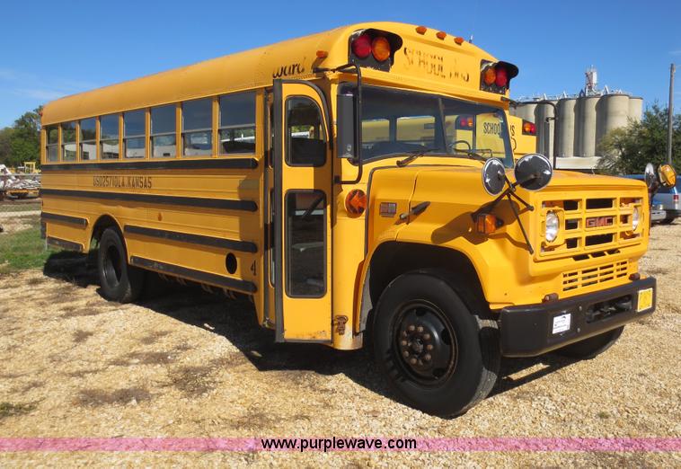 image for item F6719 1990 GMC school bus